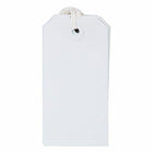 Jam Paper - Étiquettes Cadeaux avec Cordon - Moyen - 4 3/4 po x 2 3//8 po - Blanc - 1000 Pack-Quantité : 1000 étiquettes par carton