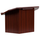 Flash Furniture – Lutrin à surface pliable de 19 x 27 x 16 1/4 po, acajou-Base pliable
