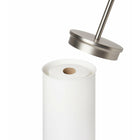 Umbra PORTALOO - Porte-papier toilette avec espace de rangement blanc et nickel-8