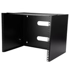 StarTech Rack de serveur mural 8U pour équipment peu profond, acier solide, (WALLMOUNT8)-Améliorez l'efficacité dans votre bureau ou votre salle de serveurs en montant au mur des équipements peu profonds