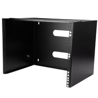 StarTech Rack de serveur mural 8U pour équipment peu profond, acier solide, (WALLMOUNT8)-Améliorez l'efficacité dans votre bureau ou votre salle de serveurs en montant au mur des équipements peu profonds