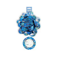 Choux confetti de 6 po Happy Birthday avec étiquette, Paquet de 12 - Millbrook Studios (76029)-choux de 6 po