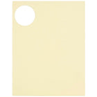 JAM Paper Sceaux autocollants ronds, 2,5 po dia., ivoire, 120/paquet-Ivoire