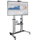 Tripp Lite - Support TV à roulettes pour écrans de 60 à 100 pouces, à hauteur réglable et à usage intensif-Dimensions : 25,80 po W x 9,80 poH x 47,50 po D