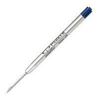 Parker – Recharge pour stylo à bille – pointe moyenne – bleu  -Recharge pour stylos à bille Parker