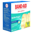 BAND-AID® – Pansements adhésifs Skin-Flex, formats variés, paq./60-Sèche quasi instantanément