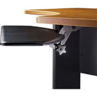 Bush® - Plateau articulé pour clavier de la collection Westfield/Cubix, noir-Plateau universel pour clavier et souris