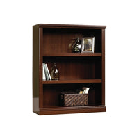 Sauder® - Bibliothèque à 3 tablettes, cerisier Select-Comprend deux tablettes ajustables et une fixe