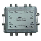 Digiwave – Multicommutateur pour antenne parabolique (4 entrées, 4 sorties), 1,3 x 4,7 x 6,5 po, argenté-Le multicommutateur à fréquences intermédiaires de Digiwave avec 4 entrées et 4 sorties pour antenne parabolique comporte 4 sorties pour brancher jusqu’à 4 récepteurs