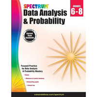 Livre numérique : Spectrum - Spectrum - Data Analysis and Probability, 704705-EB, 6e à 8e année-Vous recevrez deux courriels : le premier confirmant la totalité de votre commande et le second comportant un lien de téléchargement. Vous pourrez utiliser le lien de téléchargement immédiatement ou plus tard, comme vous le voulez.
