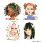 Copic - Sketch marqueurs à encre à double pointe - couleurs portrait - lot de 6-rechargeable avec de l'encre Copic