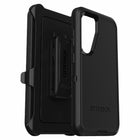 OtterBox - Étui Defender pour Samsung Galaxy S24 - Noir-Les capuchons de ports bloquent la poussière et la saleté