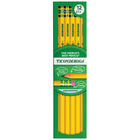 Ticonderoga - Crayons de bois - #1 B extra tendre - jaune - paquet de 12-Crayon en bois non affûté