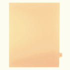 Markmaker - 25 tabs/PQT, 5 PQT/Boite, Intercalaires imprimes Legal, Chamois, 1/15th coupe| format lettre, sans trous, Numero 58-Intercalaires imprimes Legal