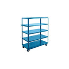 Kleton – Chariot à tablettes robuste, Nombre de tablettes : 5, Profondeur globale : 36 po-Nombre de tablettes : 5