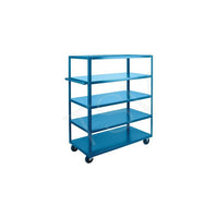 Kleton – Chariot à tablettes robuste, Nombre de tablettes : 5, Profondeur globale : 36 po-Nombre de tablettes : 5