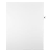 Mark Maker – Onglets séparateurs juridiques blancs, 1/15 onglets, format lettre, sans trous, numéro 35, 25/paquet-Onglets séparateurs blancs, 1/15 onglets