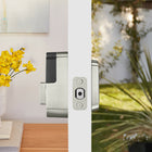 Yale - 450 Assure Lock 2 Touch avec Wi-Fi - Sans clé - Nickel satiné-L'empreinte digitale est stockée localement sur la serrure et cryptée avec la sécurité AES128 (bit)