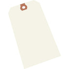 Advantag Étiquettes D’Expédition - Taille #4 - 4-1/4 po x 2-1/8 po - Blanc - Paquet de 1000-Étiquettes de papier non couché, épaisseur 10 points, avec trous 1/4 po