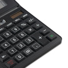 Calculatrice de bureau à 12 chiffres TRU RED OTR 290 - Noir-Racine carrée, pourcentage, bouton retour arrière, taxes, coût, vente, marge et trois boutons de mémoire