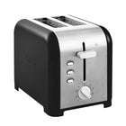 Kenmore - Grille-pain 2 tranches - Acier inoxydable noir et argent-Fentes extra-larges de 1,5 po (3,8 cm)