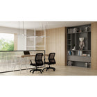 CB Office Vista Mesh Office Chair - Black-Piétement-araignée durable en nylon noir équipé de roulettes doubles en nylon