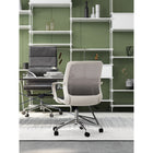 CB Office Workex Mesh Office Chair With Polished Aluminun Base - White-Article expédié en pièces détachées – facile à assembler