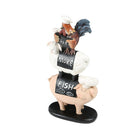 Figurines danimaux chefs cuisiniers, multicolore-1