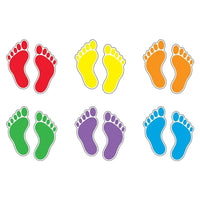 Trend Enterprises Classic Accents Footprints, 108 Pack-Prédécoupé et prêt à l'emploi