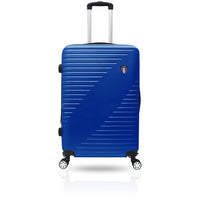 TUCCI Italy - PERCORSO Valise à roulettes 30 po - Bleu-Conçu en Italy