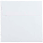 JAM Paper Enveloppes carrées standard avec fermeture gommée, 5 1/2 x 5 1/2 po, blanc, 100/pqt-Blanc