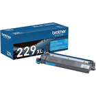 Brother - Genuine TN229XLC Cartouche de toner à haut rendement - Cyan-Le toner produit des impressions de qualité laser haut de gamme dans des tons riches et nets et des couleurs vives qui ne s'effaceront pas et ne tacheront pas