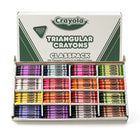 Crayola Triangular Crayons Classpack - 256 paquet de 16 Crayons-Idéal pour les fournitures de classe et les arts et l'artisanat à la maison