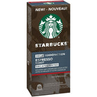 Starbucks Nespresso Original System Espresso Decaf - Paquet de 10-Les cafés de torréfaction foncée ont plus de corps, un arôme intense et robuste