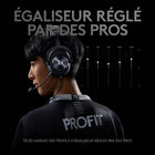 Logitech - Casque de jeu G PRO X avec Blue VO!CE - PC, Xbox One, PS5, PS4 - Noir-Console compatible: PlayStation 5 and PlayStation 4 (USB wireless stereo sound only), Nintendo Switch (wireless stereo sound when docked)