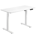 Ezywork - Bureau assis-debout électrique - 48" x 24" - Blanc-Réglage de la mémoire à trois positions