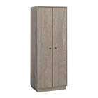 Sauder - 433927 La Collection Sundar Meuble de rangement - Finition Mystic Oak-Espace rangement dissimulé derrière les portes.