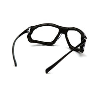 Pyramex – Lunettes de protection Proximity, verres transparents antibuée H2X, 12/paquet-Verres en polycarbonate résistant aux égratignures avec monture noire