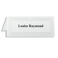 Des ouvertures de capital Emboss Blanc Cartes d'en-1