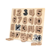 Puzzle créatif de tableau de nombre de début-Casse-tête pour enfants