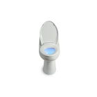 Brondell – Siège de toilette chauffant L60-RB LumaWarm avec veilleuse, rond, fini biscuit-La veilleuse est dotée d’un simple bouton marche/arrêt et d’une ampoule DEL écoénergétique et durable.