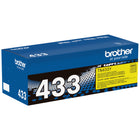 Brother – Cartouche de toner jaune TN433 haut rendement-Équilibrée avec précision pour une répartition uniforme et constante du toner sur la feuille