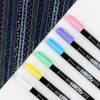Tombow - Stylos-pinceaux pastel Fudenosuke - Paquet de 6-Ne saigne pas à travers la plupart des papiers