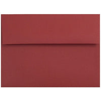 JAM Paper Enveloppes format invitation avec fermeture gommée, 5 1/4 x 7 1/4 po, rouge foncé, 1000/paquet-Rouge foncé