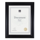 Kiera Grace – Cadre pour document Lucy, 8,5 x 11 po, noir, perlage argenté, 12/paquet (PH43896-6MC)-Cadre noir avec perlage argenté