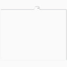 Apak - Onglet alphabétique Apak -  Lettre O -  blanc -  8 1/2 po x 11 po -  coupe 1/26 -  non perforé -  25 par paquet-Onglets d'index et de juridique