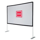 Écran de projection portable 100po de RCA - Blanc-Écran de projection de matériel synthétique léger avec un grand angle de visionnement et des bordures de masquage noires qui améliorent le contraste de l'image