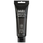 Liquitex Basics – Peinture acrylique 1046276, noir de mars, tube de 118 ml-Formulée avec des pigments de qualité artistique sur lesquels l'artiste peut compter