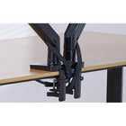 Double moniteur support de bureau Heavy Duty pour les écrans et moniteurs 22 - 32 po avec port USB de North Bayou - F195-A, Noir-Verticale de distance: 13,6 po