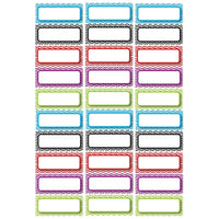 Petites plaques signalétiques magnétiques Ashley, chevron, paquet de 90-Étiquettes magnétiques pour une variété d'utilisations